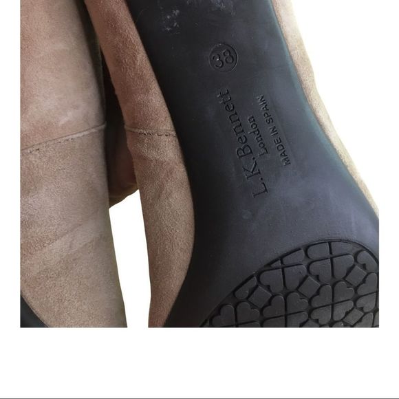 L.K. Bennett London Suede Heels - Picture 8 of 11